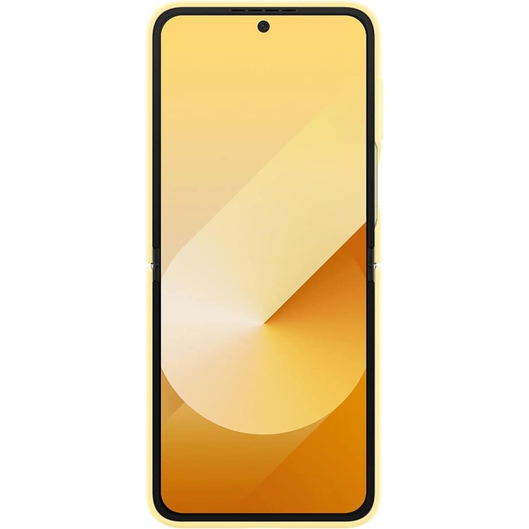 Чехол Samsung Silicone Case with Ring для Galaxy Z Flip6, Yellow — фото 5
