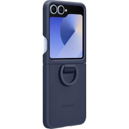 Чехол Samsung Silicone Case with Ring для Galaxy Z Flip6, Blue — фото 4