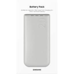 Внешний аккумулятор Samsung EB-P4520 20000 mAh Beige — фото 7