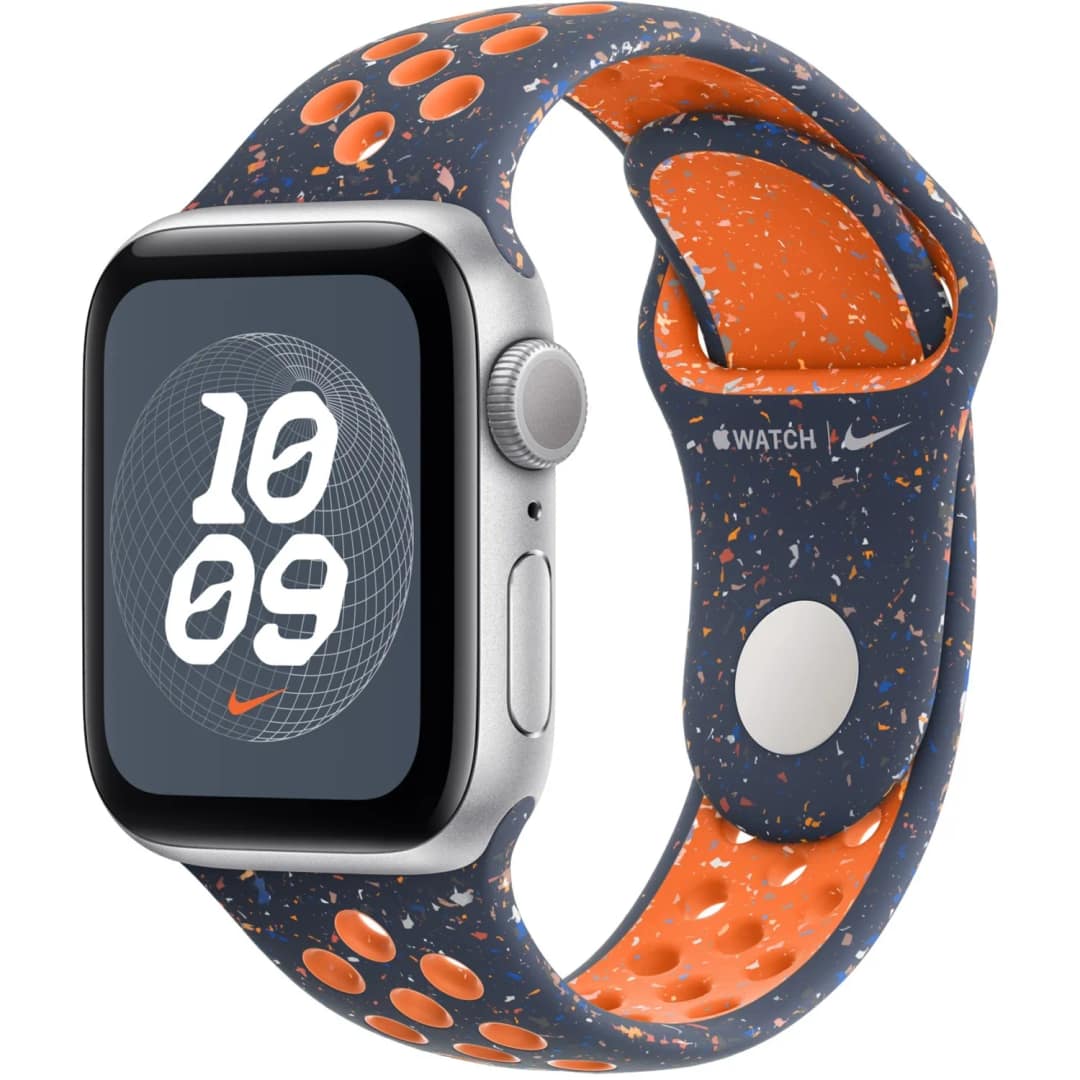 Ремешок Apple Watch 42mm Nike Sport Band M L, Blue Flame — фото 2