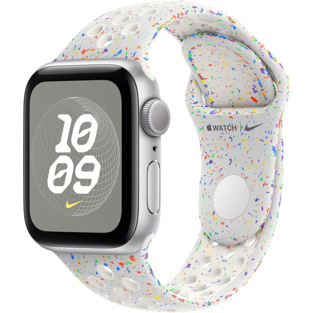 Ремешок Apple Watch 42mm Nike Sport Band M L, Pure Platinum — фото 2