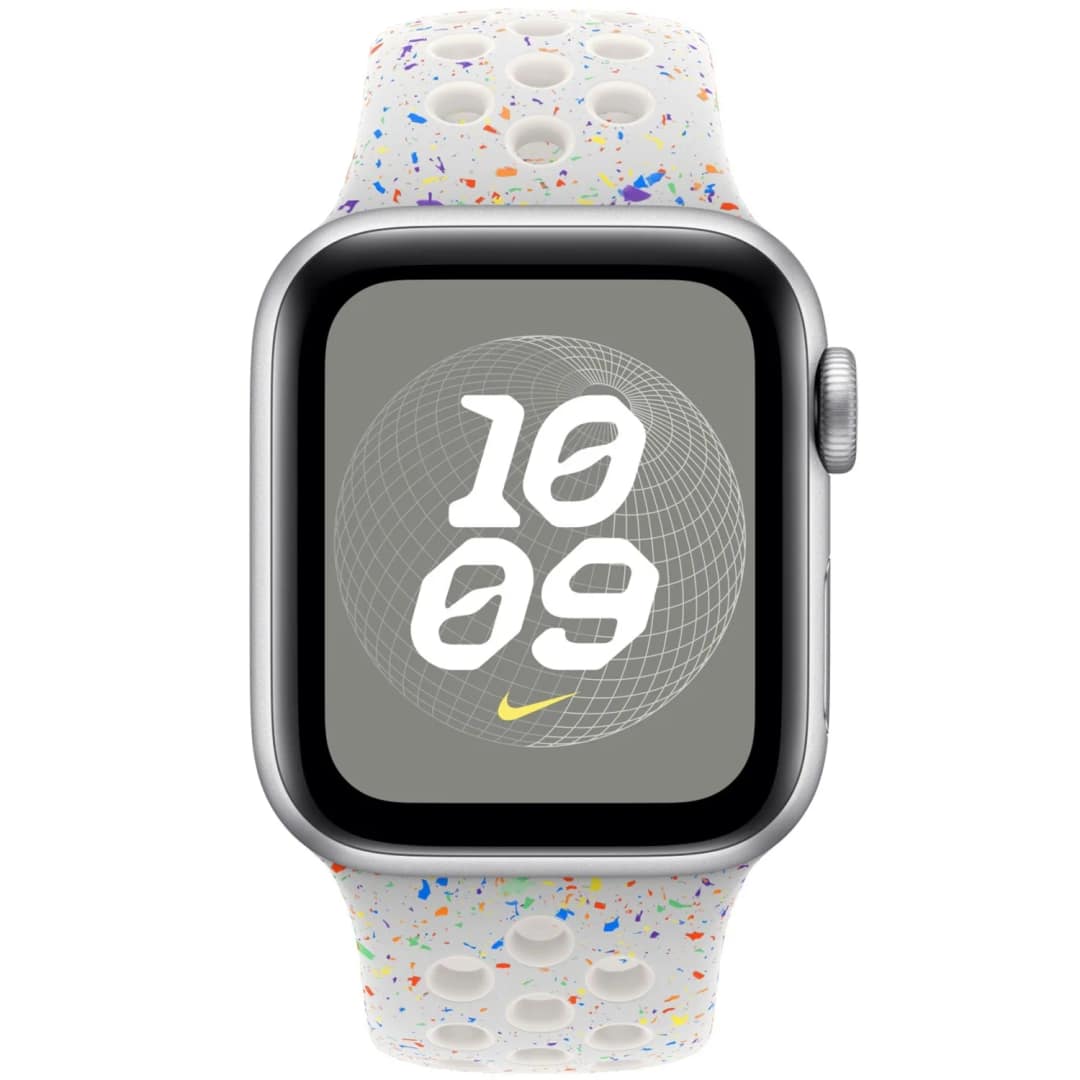 Ремешок Apple Watch 42mm Nike Sport Band M L, Pure Platinum — фото 3