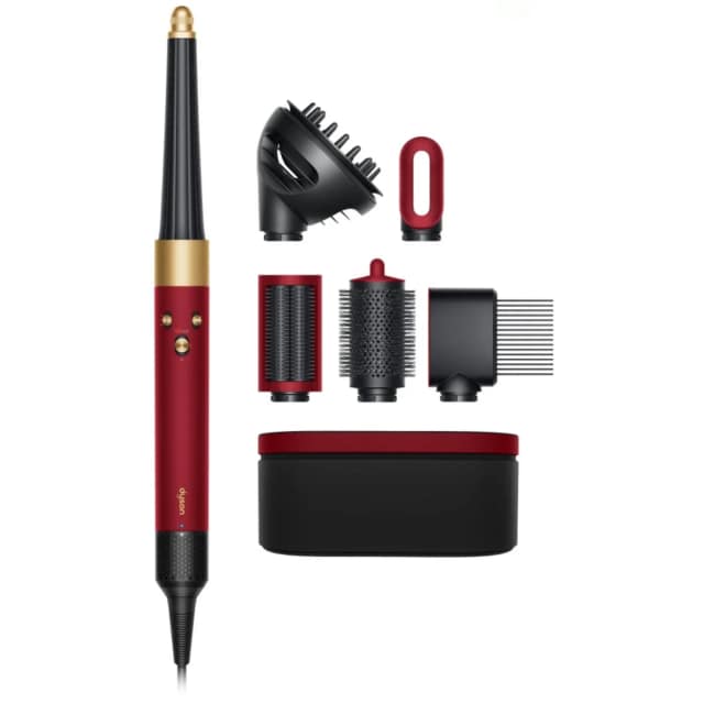 Стайлер Dyson Airwrap Complete Long HS08 Diffuse, Red Velvet/Gold
