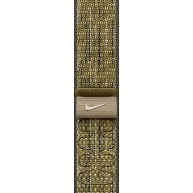 Ремешок Apple Watch 46mm Nike Sport Loop, Green/Grey