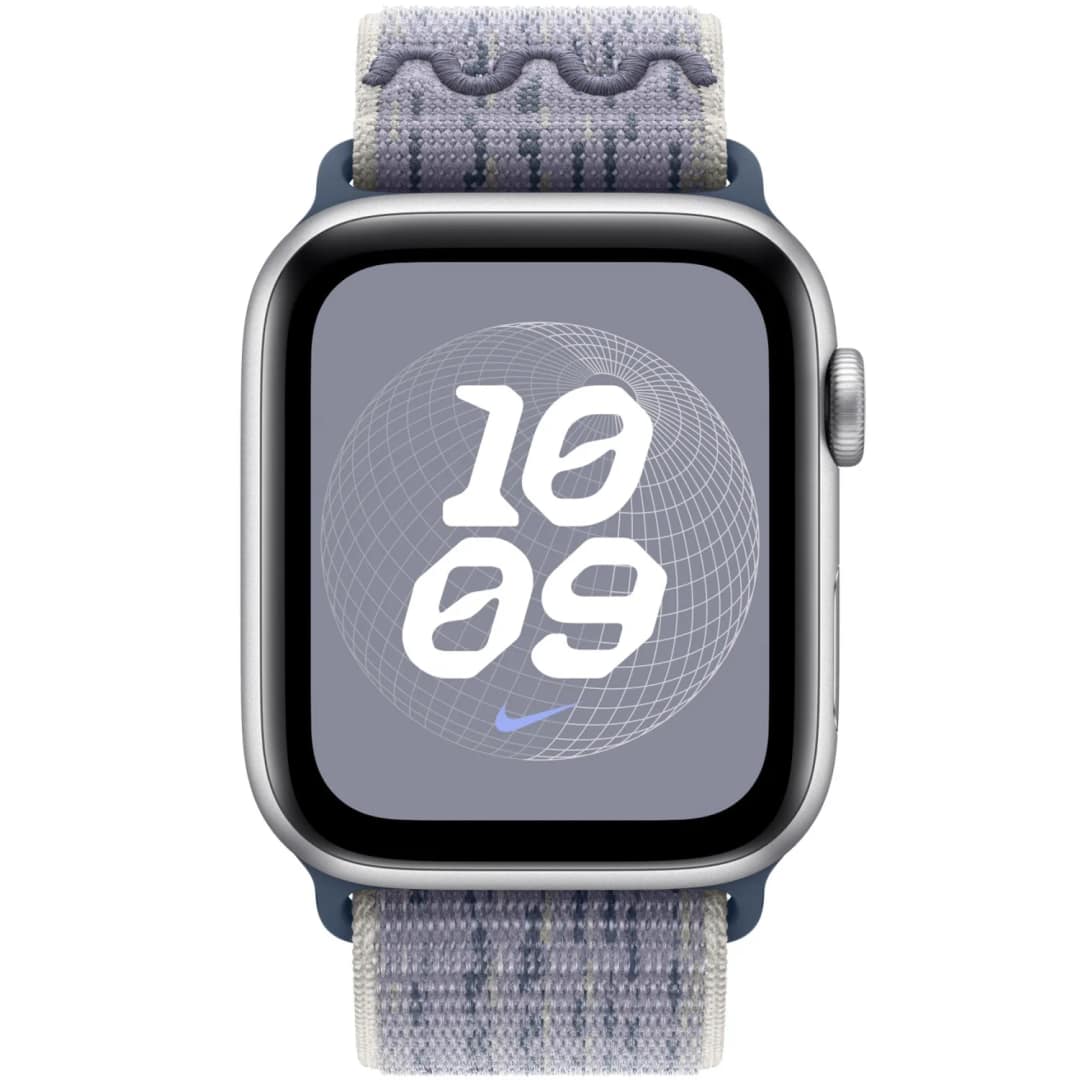 Ремешок Apple Watch 46mm Nike Sport Loop, Grey/Blue — фото 3