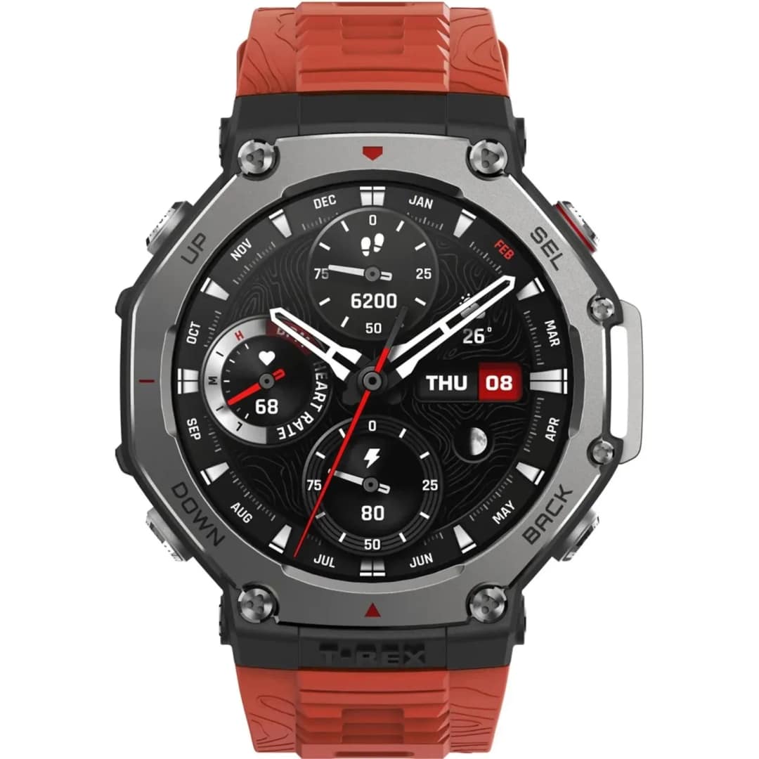 Смарт-часы Xiaomi Amazfit T-Rex 3, Lava — фото 2