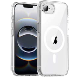 Чехол Gurdini Alba Series Protective with MagSafe для iPhone 16e Clear — фото 1