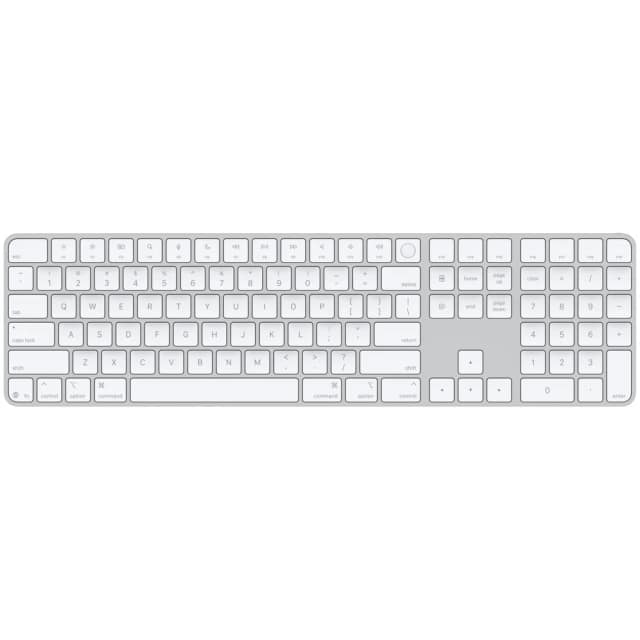 Клавиатура Apple Magic Keyboard with Touch ID and Numeric Keypad USB-C, White