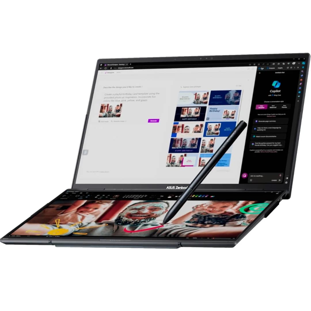 Ноутбук ASUS Zenbook Duo UX8406MA-QL182W 14 FHD OLED i7-155U Ultra SSD, Inkwell Gray — фото 4