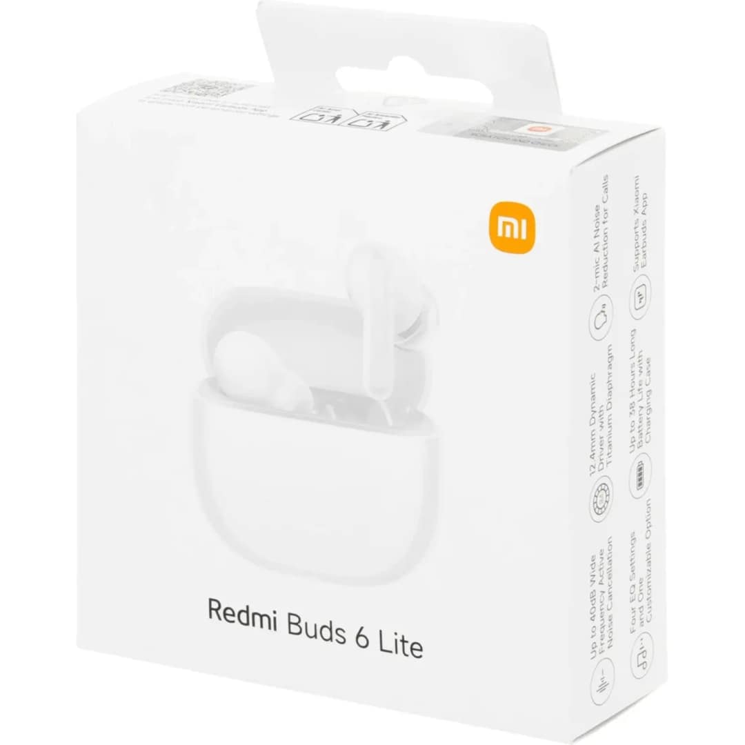 Наушники Xiaomi Redmi Buds 6 Lite, White — фото 9
