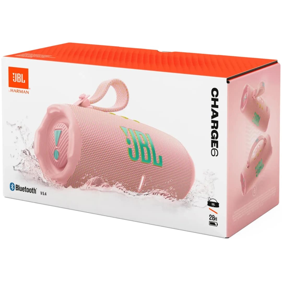 Портативная колонка JBL Charge 6, Pink — фото 5