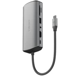 Адаптер EnergEA AluHub Max 100W USB-C Space Gray — фото 1