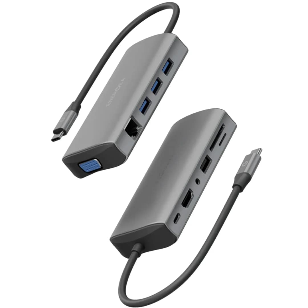 Адаптер EnergEA AluHub Max 100W USB-C Space Gray — фото 4