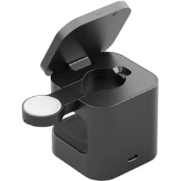 Беспроводное зарядное устройство EnergEA MagCube Qi2 Certified 3-in-1 Wireless Charger Space Grey — фото 2