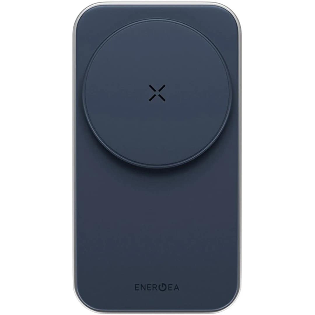 Беспроводное зарядное устройство EnergEA MagTrio Plus 3-in-1 Qi2 MagSafe, Dark blue — фото 2