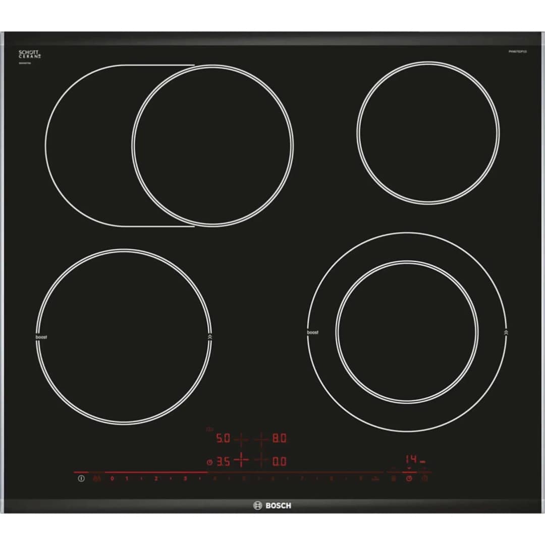 Электрическая варочная панель Bosch Serie 8 PKN675DP1D, Black — фото 2
