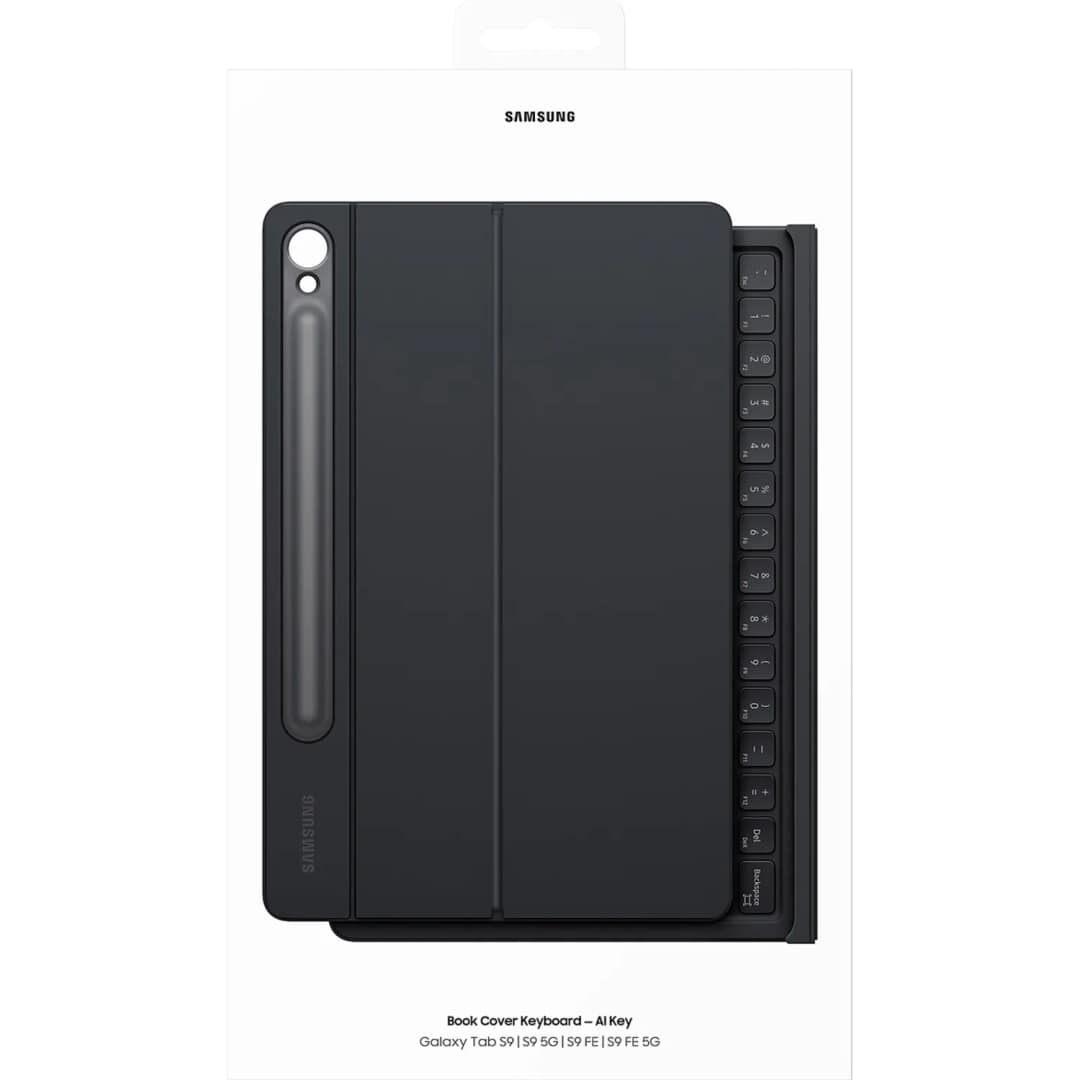 Чехол-клавиатура Samsung Book Cover Keyboard AI Key для Galaxy Tab S10 FE S9 S9 FE, Black — фото 10