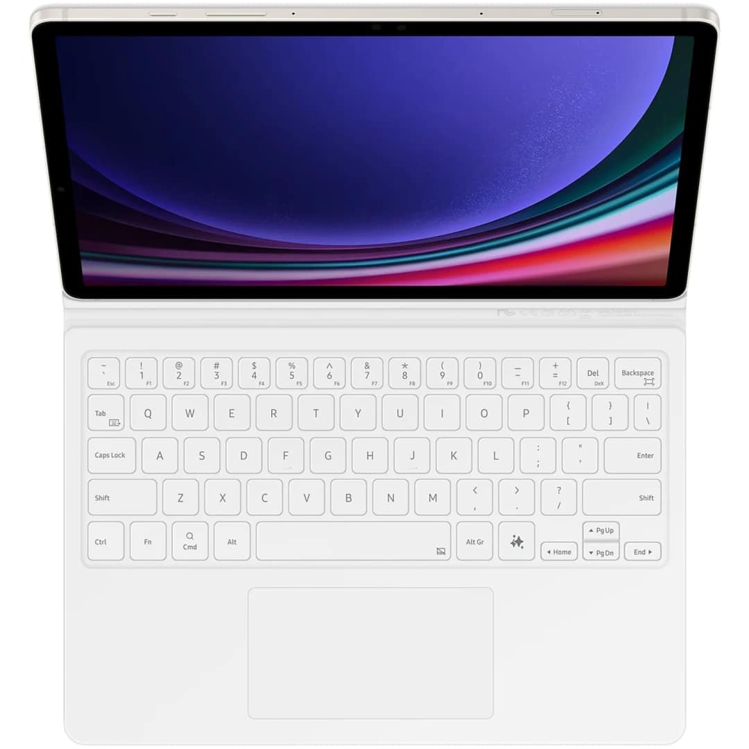 Чехол-клавиатура Samsung Book Cover Keyboard AI Key для Galaxy Tab S10 FE S9 S9 FE, White — фото 8