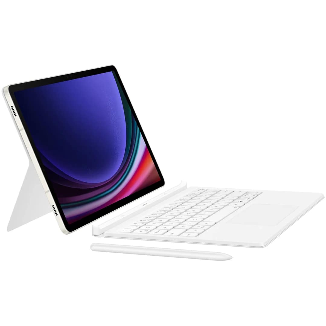 Чехол-клавиатура Samsung Book Cover Keyboard AI Key для Galaxy Tab S10 FE S9 S9 FE, White — фото 9