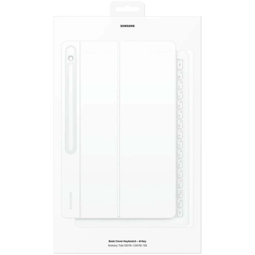 Чехол-клавиатура Samsung Book Cover Keyboard AI Key для Galaxy Tab S10 FE Plus, White — фото 10