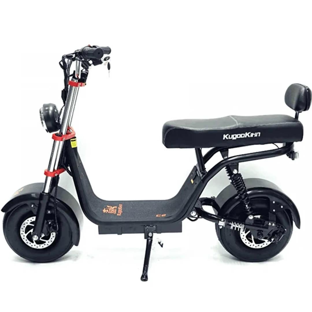 Электроскутер Kugoo Kirin C2, Black — фото 2