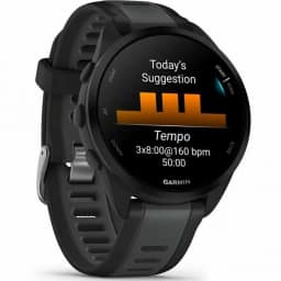 Смарт-часы Garmin Forerunner 165, Black/Slate Gray — фото 4