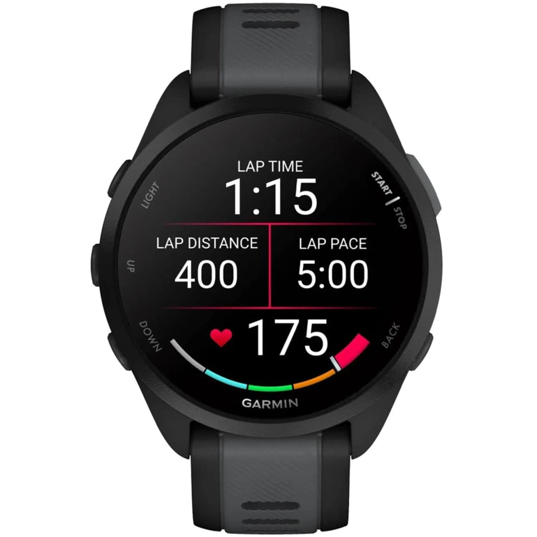 Смарт-часы Garmin Forerunner 165 Music, Black/Slate Gray — фото 5