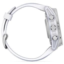 Смарт-часы Garmin Fenix 8 43mm Amoled Silver with Whitestone Silicone Band — фото 4