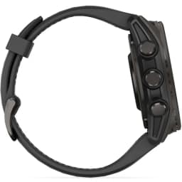 Смарт-часы Garmin Fenix 8 43mm Amoled Sapphire Carbon Gray DLC Titanium with Black Pebble Gray Silicone Band — фото 4