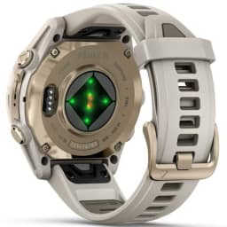 Смарт-часы Garmin Fenix 8 43mm Amoled Sapphire Soft Gold with Fog Gray Dark Sandstone Silicone Band — фото 5