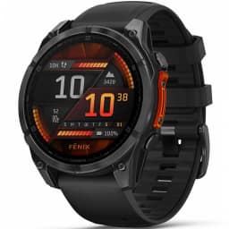 Смарт-часы Garmin Fenix 8 47mm Amoled Slate Gray with Black Silicone Band — фото 1