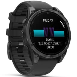 Смарт-часы Garmin Fenix 8 47mm Amoled Slate Gray with Black Silicone Band — фото 3