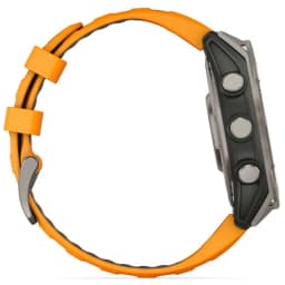 Смарт-часы Garmin Fenix 8 47mm Amoled Sapphire Titanium with Spark Orange Graphite Silicone Band — фото 4