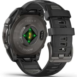 Смарт-часы Garmin Fenix 8 47mm Amoled Sapphire Carbon Gray DLC Titanium with Black Pebble Gray Silicone Band — фото 5