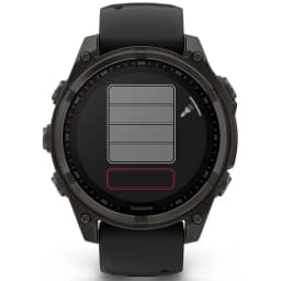 Смарт-часы Garmin Fenix 8 47mm Solar Sapphire Carbon Gray DLC Titanium with Silicone Band, Black/Pebble Gray — фото 7