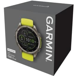 Смарт-часы Garmin Fenix 8 47mm Solar Sapphire Carbon Gray DLC Titanium with Silicone Band, Yellow/Graphite — фото 10