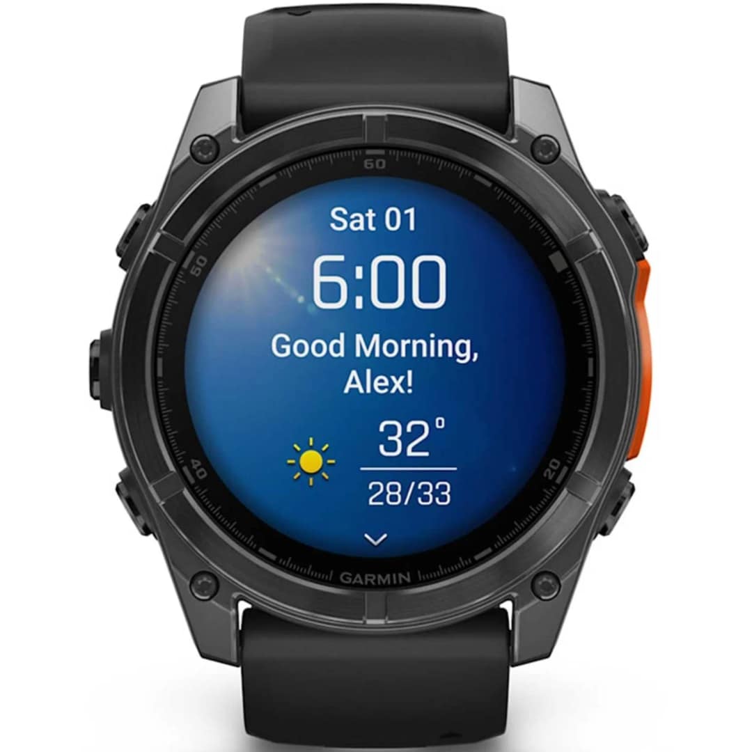 Смарт-часы Garmin Fenix 8 51mm Amoled Slate Gray with Black Silicone Band — фото 2