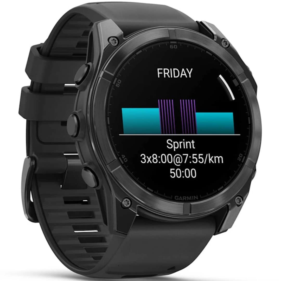 Смарт-часы Garmin Fenix 8 51mm Amoled Slate Gray with Black Silicone Band — фото 3