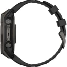Смарт-часы Garmin Fenix 8 51mm Solar Sapphire Carbon Gray DLC Titanium with Silicone Band, Black/Pebble Gray — фото 2