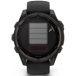 Смарт-часы Garmin Fenix 8 51mm Solar Sapphire Carbon Gray DLC Titanium with Silicone Band, Black/Pebble Gray — фото 5
