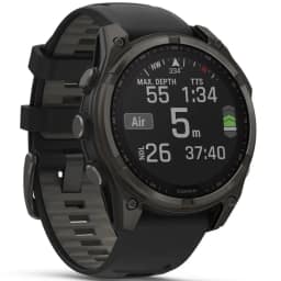 Смарт-часы Garmin Fenix 8 51mm Solar Sapphire Carbon Gray DLC Titanium with Silicone Band, Black/Pebble Gray — фото 7