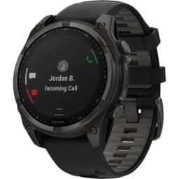 Смарт-часы Garmin Fenix 8 51mm Solar Sapphire Carbon Gray DLC Titanium with Silicone Band, Black/Pebble Gray — фото 8