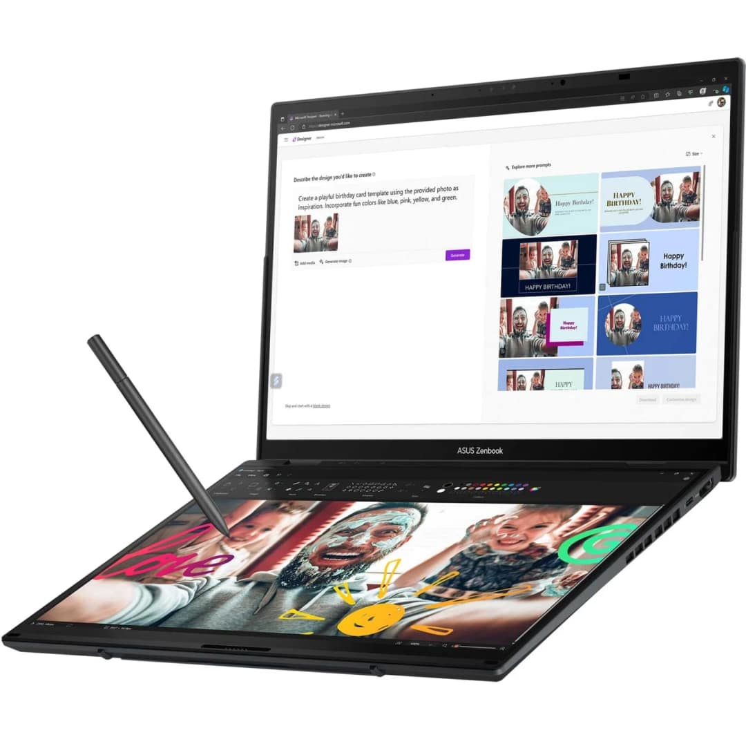 Ноутбук ASUS Zenbook Duo UX8406CA-QL221W 14 FHD OLED i7-255H Ultra SSD Inkwell Gray — фото 4