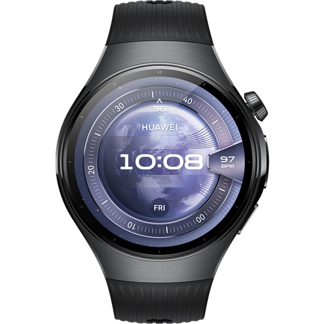 Смарт-часы Huawei Watch 5 46mm Fluoroelastomer, Black — фото 2