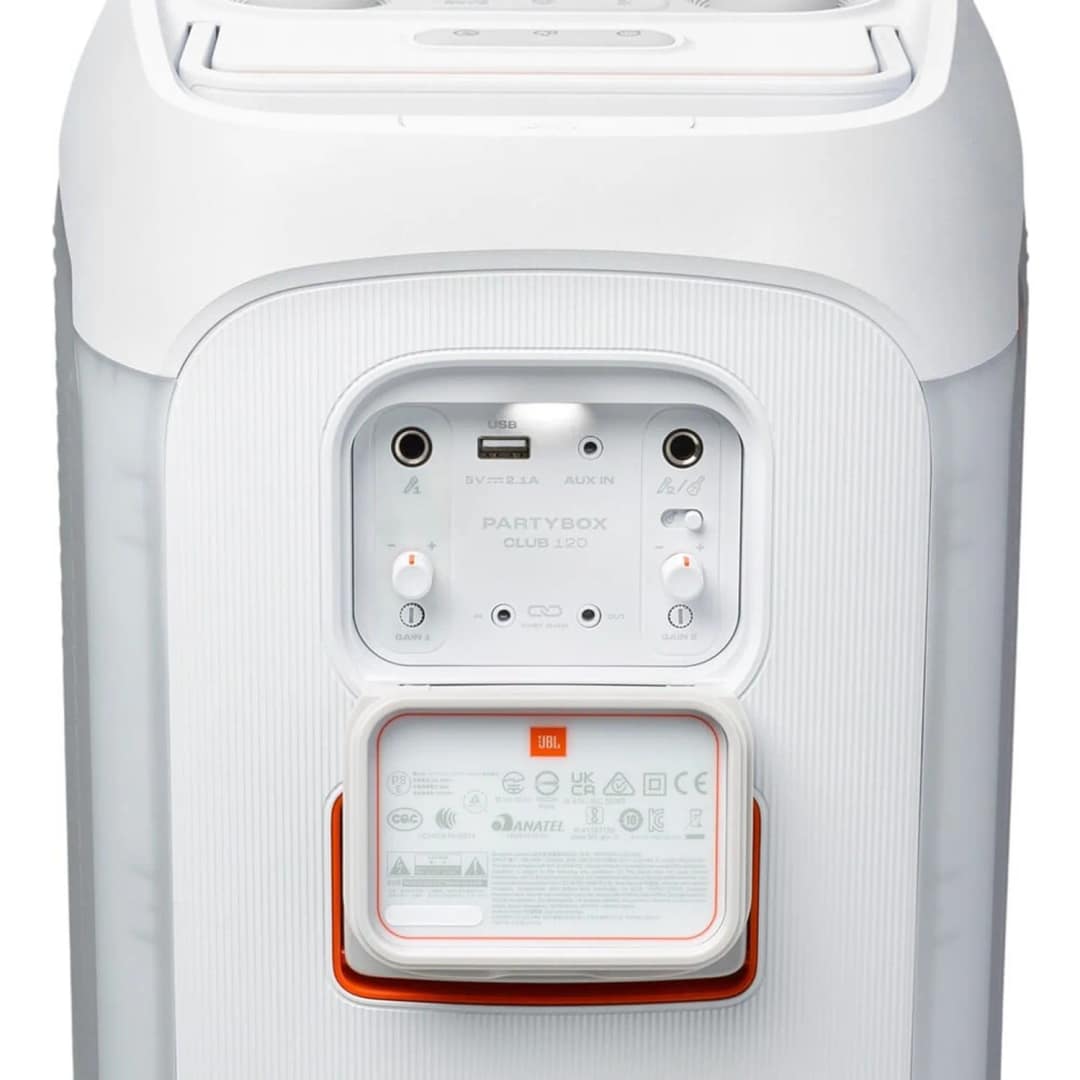 Портативная колонка JBL PartyBox Club 120, White — фото 9