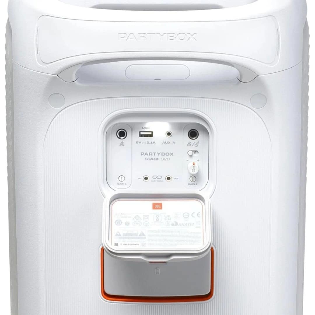 Портативная колонка JBL PartyBox 320, White — фото 7