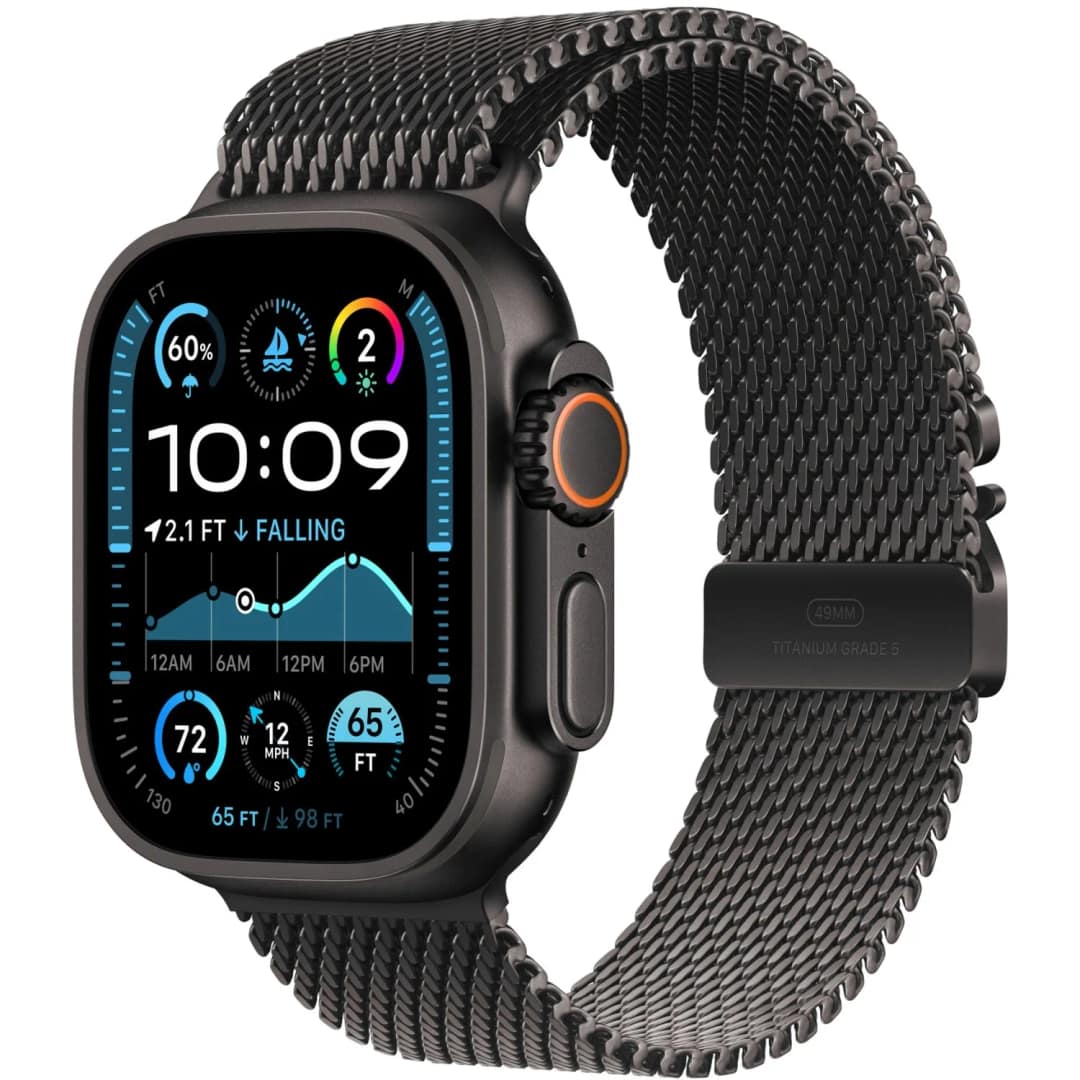 Ремешок Apple Watch Ultra 49mm Milanese Loop S, Black — фото 2