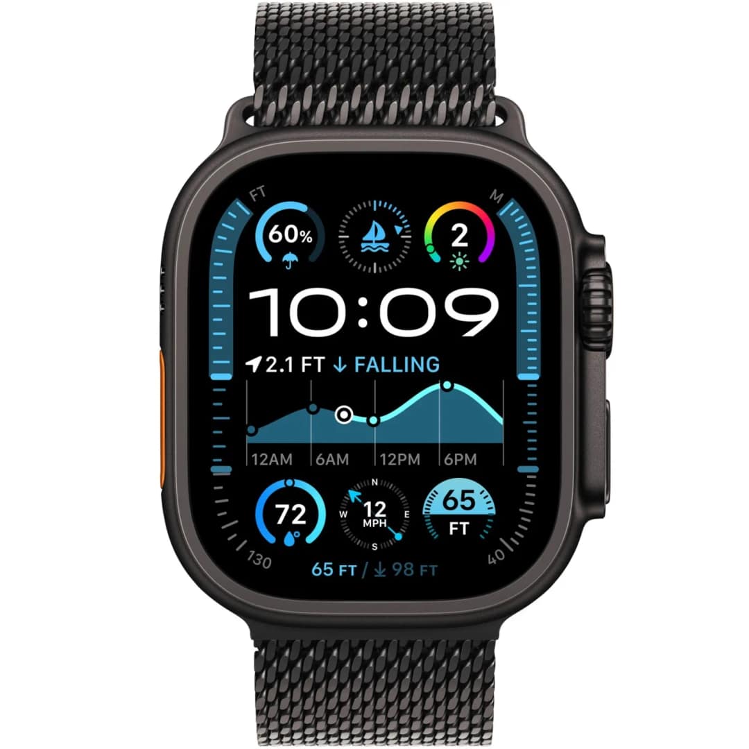 Ремешок Apple Watch Ultra 49mm Milanese Loop S, Black — фото 3