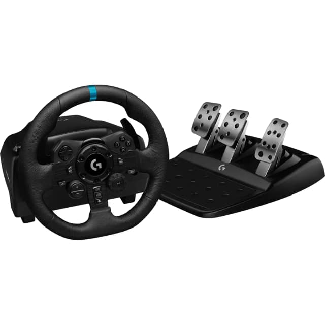 Руль Logitech G923 TrueForce Педали Black