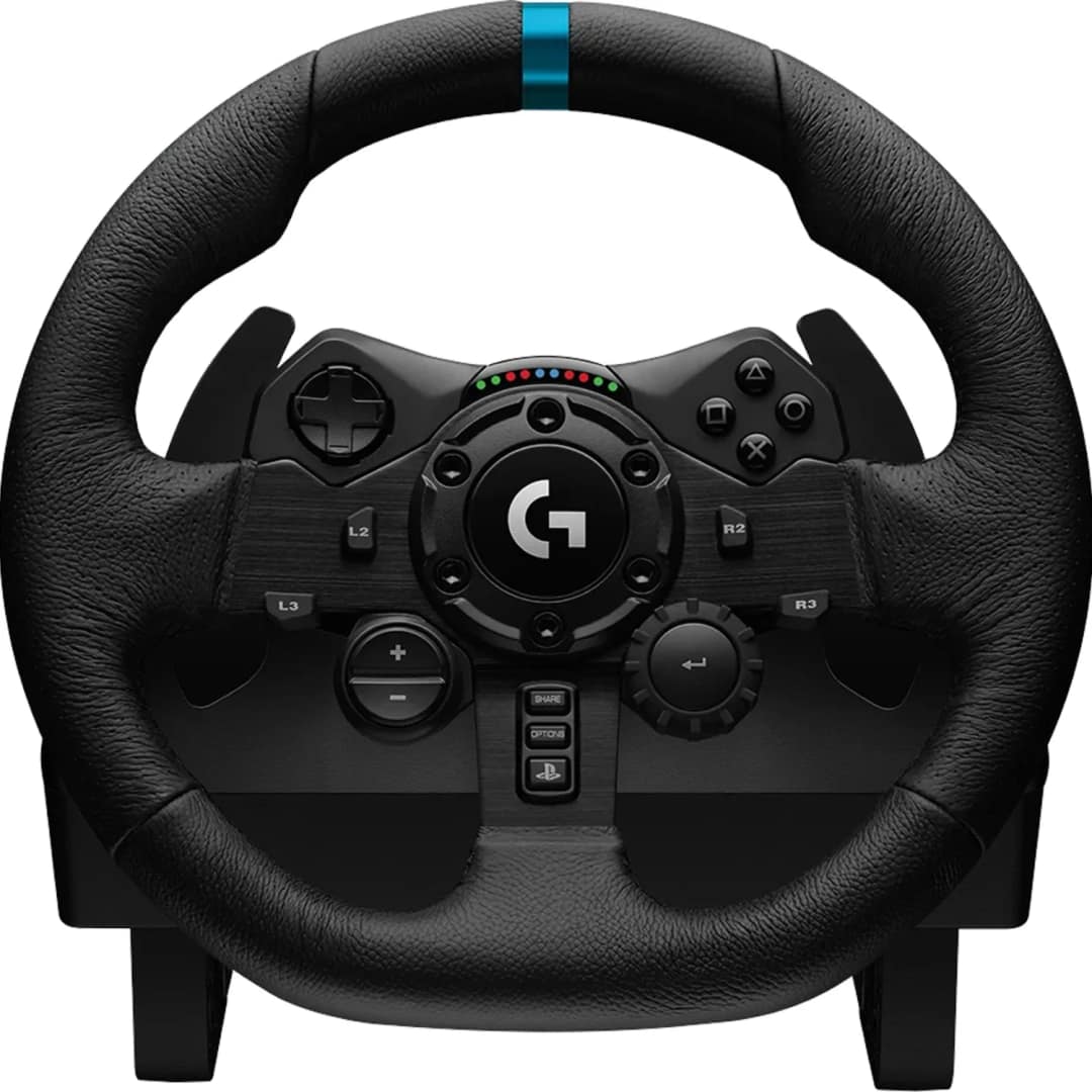 Руль Logitech G923 TrueForce Педали Black — фото 4